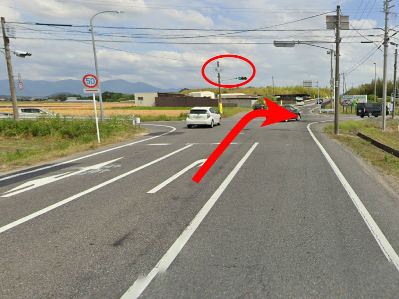 名古屋方面からのアクセス