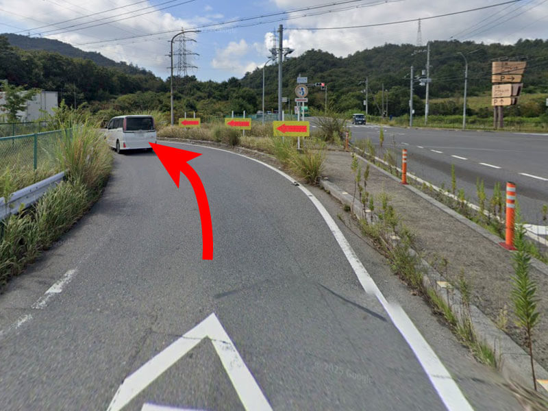 京都方面からのアクセス