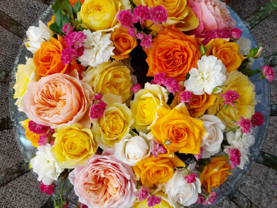 フラワーリース作り体験