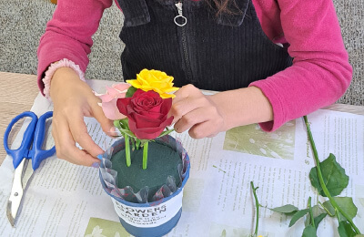 杉本バラ園のフラワーアレンジメント体験の魅力